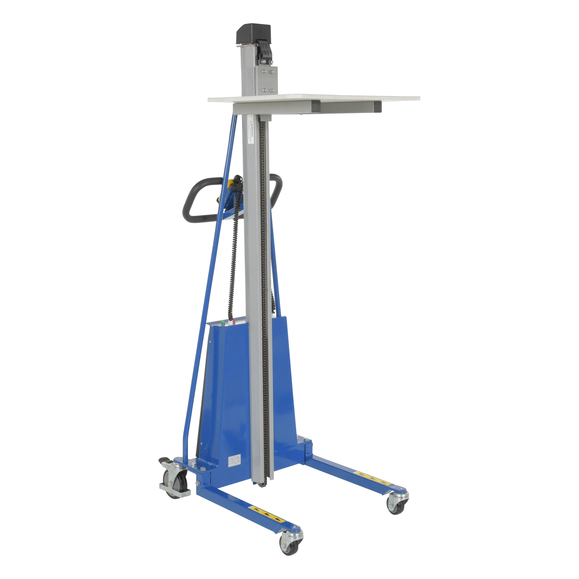 Vestil Manual and DC Work Positioner - 79.5in. Height, 550-Lb. Capacity, Steel, Model# MWP-550-DC